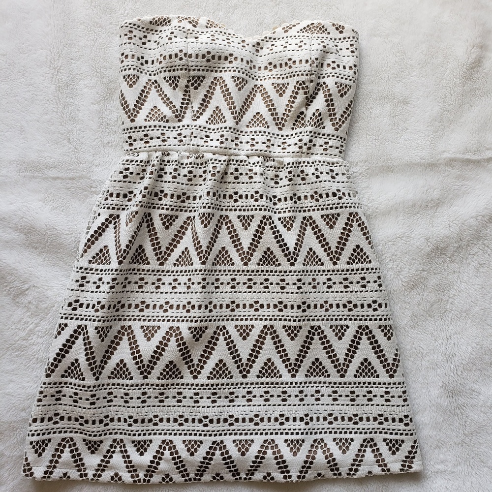 Judith March Strapless Mini  Dress